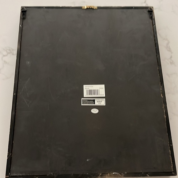 NEW Coastal Anchor Framed Print | 17” x 14” | Nautical Colors Aqua & Gray-Beige - Picture 2 of 7